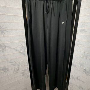 Fabletics Cloud Jersey Wide Leg Pant NWT Medium Black Lounge Stretch Athleisure